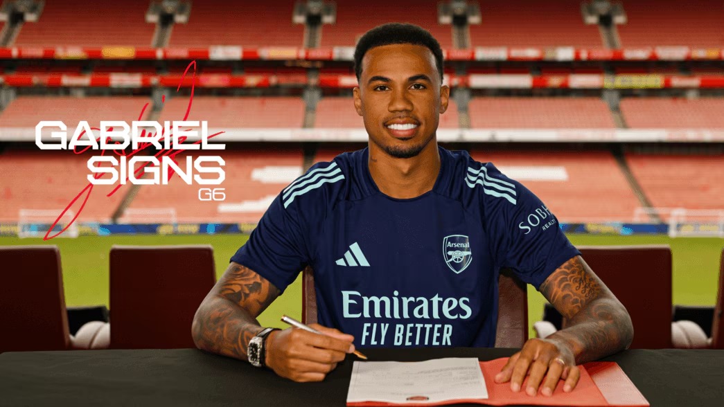 Arsenal chính thức ký hợp đồng 4 năm với Gabriel Magalhaes